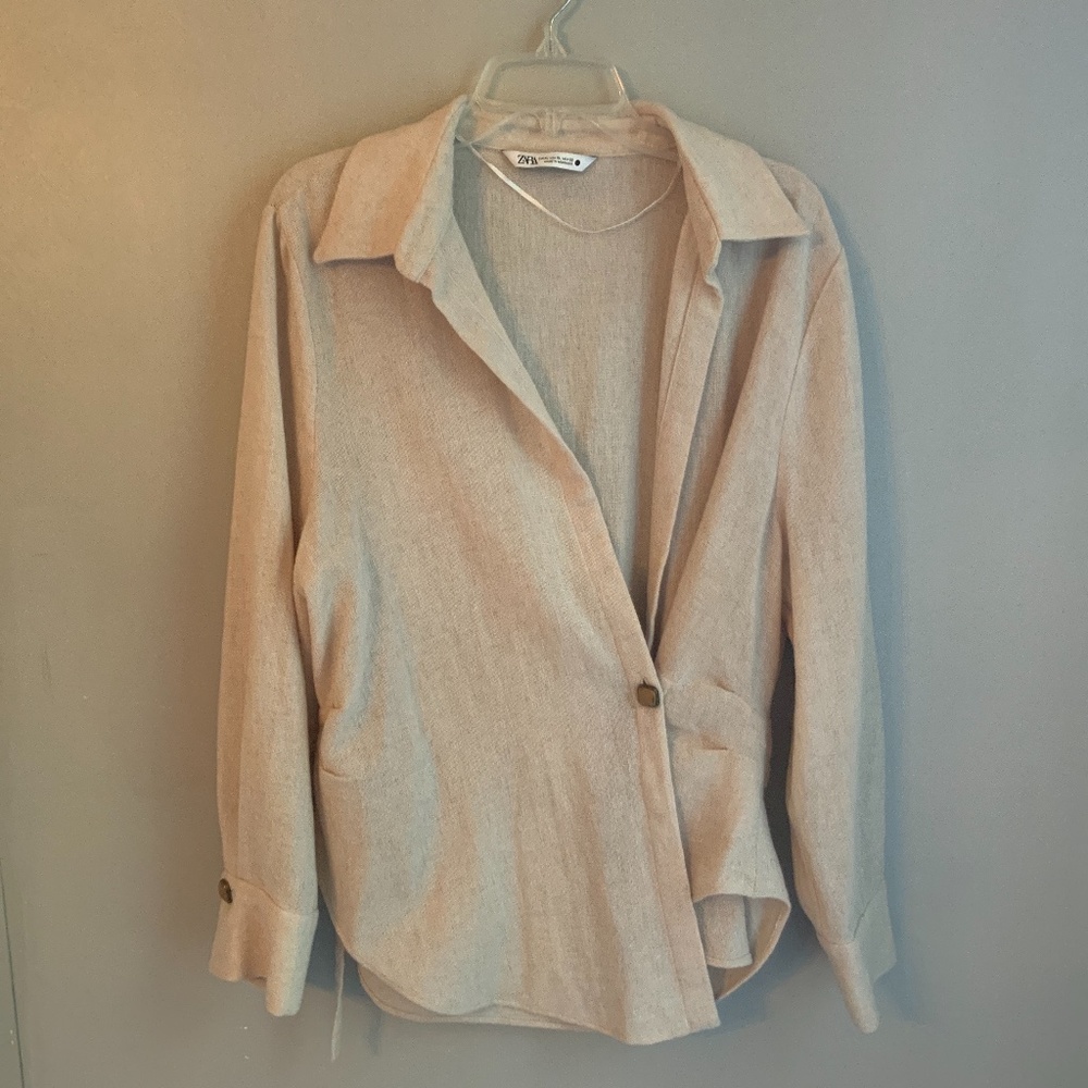 Zara linen blazer